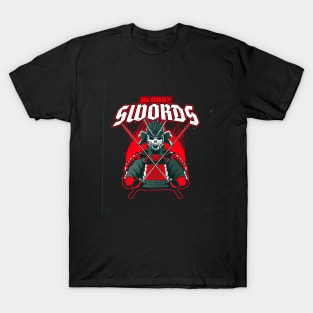 Bloody Swords Undead Samurai T-Shirt